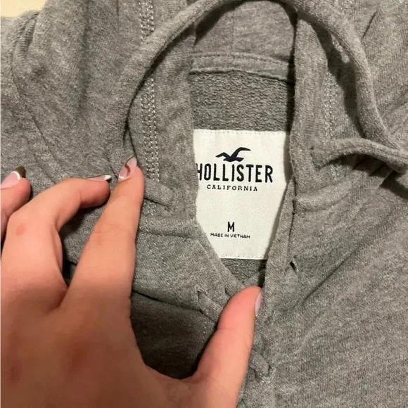 Hollister Heather Gray Hoodie - Picture 2 of 2